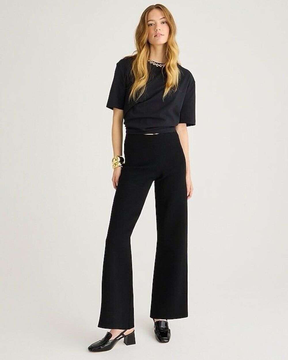 J.Crew Delaney full-length sweater-pant Mid-rise New Size XXL